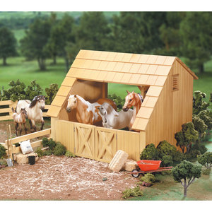 View Item Breyer Traditional 303 Wooden Run-in Barn